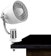 Vornado PIVOTC Personal Air Circulator Fan with Multi-Surface Clip, White (CR1-0387-43)