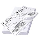 LuckyGuard 300 Label Paper for Printer 8.5" x 5.5" Half Sheet Shipping Labels Self Adhesive Matte...