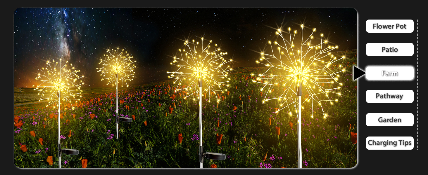 solar firefly lights