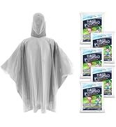Hagon PRO Disposable Rain Ponchos for Kids (5 Pack)