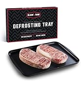 BLAZIN' THAW Defrosting Tray for Frozen Meat | Premium Edition | Aluminium Alloy Plate for Thawin...