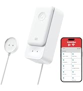 SwitchBot WiFi Water Leak Detector, Smart Water Sensor with 100dB Adjustable Alarm&amp;App Alerts, IP...