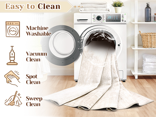 Machine Washable Rug