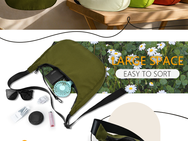 Medium crescent bag