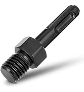 KSEIBI 617073 SDS-Plus Adapter for Holesaw and Diamond Core Bits, 5/8"-11 Male Drill Bit Converte...