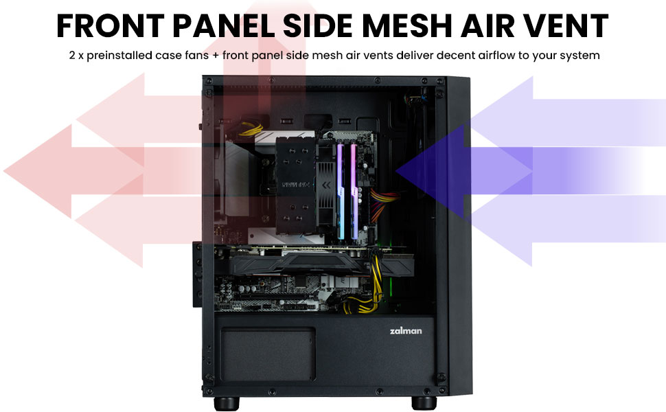 zalman t3 matx mini tower case