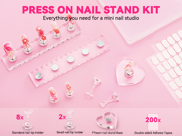 nail stand holder nail pratice fingernails hand painting toenails display false fake nails tips