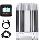 EPEVER 30A MPPT Solar Charge Controller 12/24VDC Automatically Identifying System Voltage with MT...