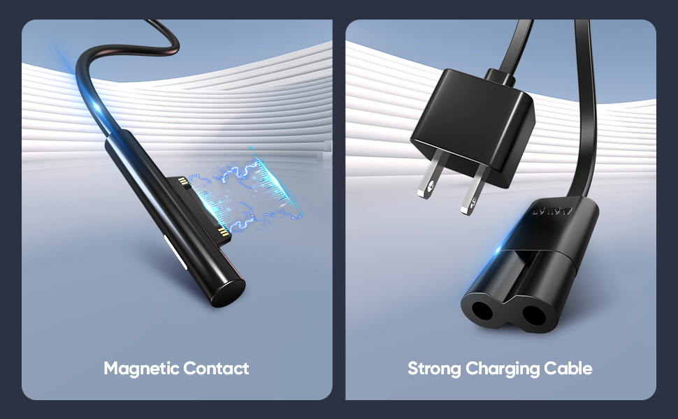 Strong charging cable, 10ft total length
