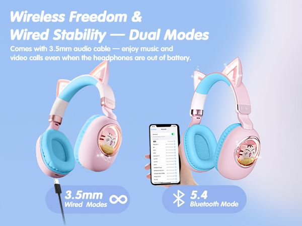 girls headphones with cord