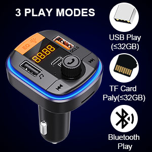 Bluetooth car adapter bluetooth fm transmitter 