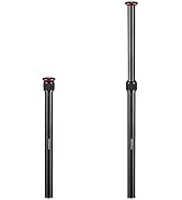 MINIFOCUS Tripod Extension, 2 Section Center Columns, 23.4" Alloy Aluminum Tripod Extender Tube T...