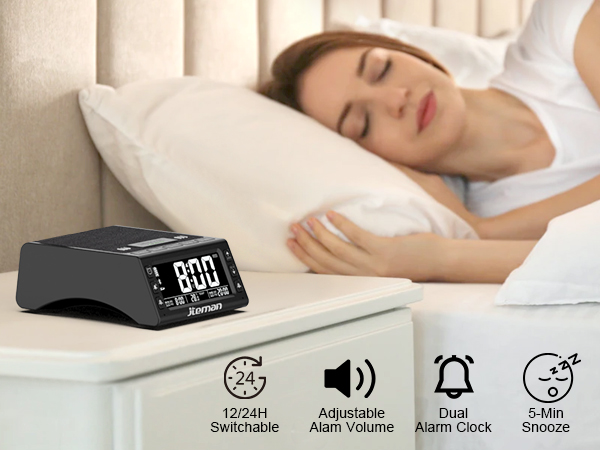 Bluetooth speaker with alarm clock