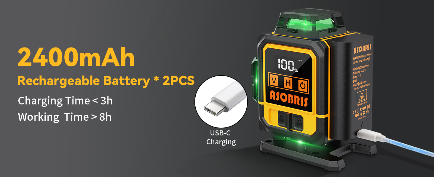 rechargeable laser level
