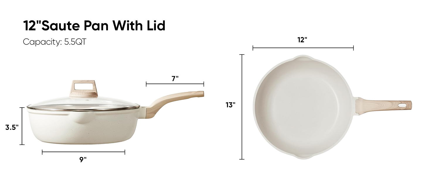 non stick frying pans nonstick deep frying pan skillet frying pan with lid deep saute pan with lid