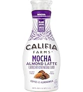 Califia Farms - Mocha Cold Brew Coffee with Almond Milk, 48 Oz, 100% Arabica, Dairy Free, Plant B...