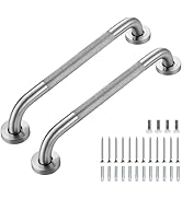 Grab Bars for Shower, 2 Pack 16-Inch Anti Slip Shower Handles for Elderly, Safety Shower Grab Bar...