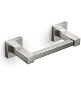 FORIOUS Toilet Paper Holder Wall Mount, Stainless Steel Rustproof Double Post Pivoting Tissue Rol...