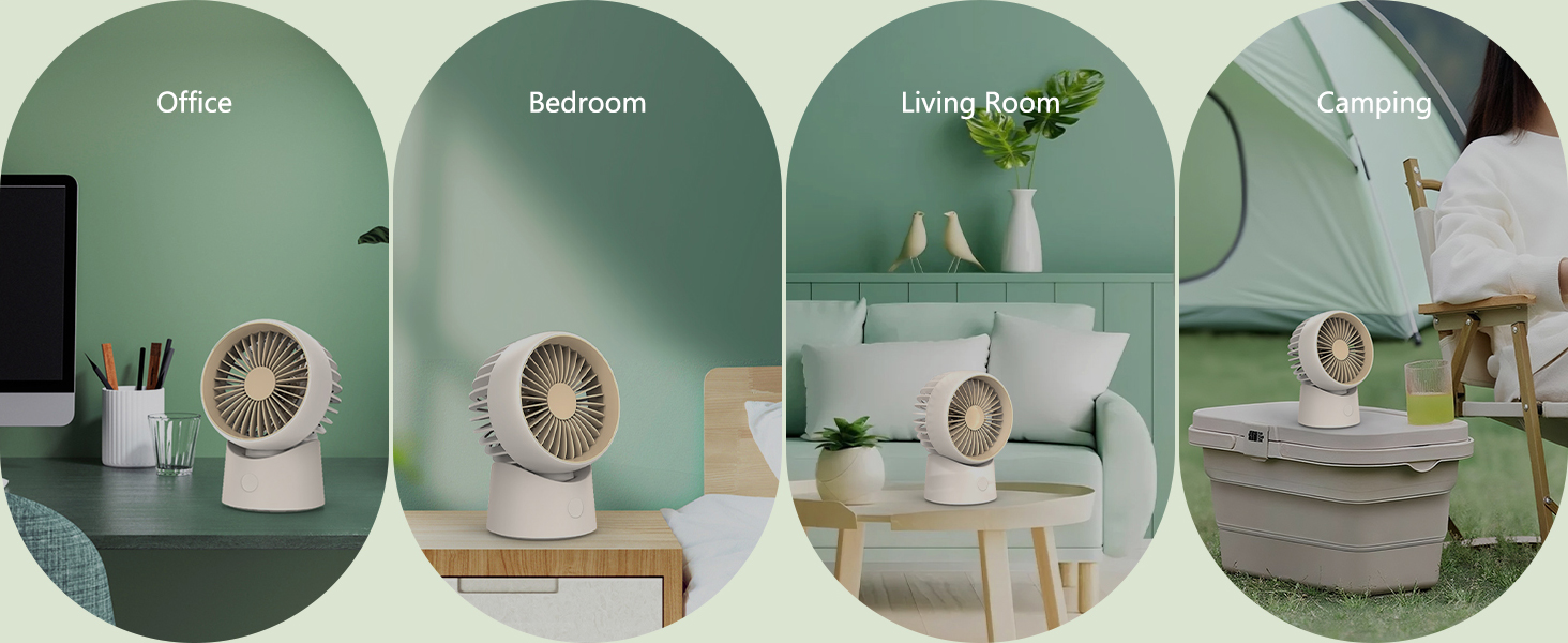 Mini Desktop Circulating Fan