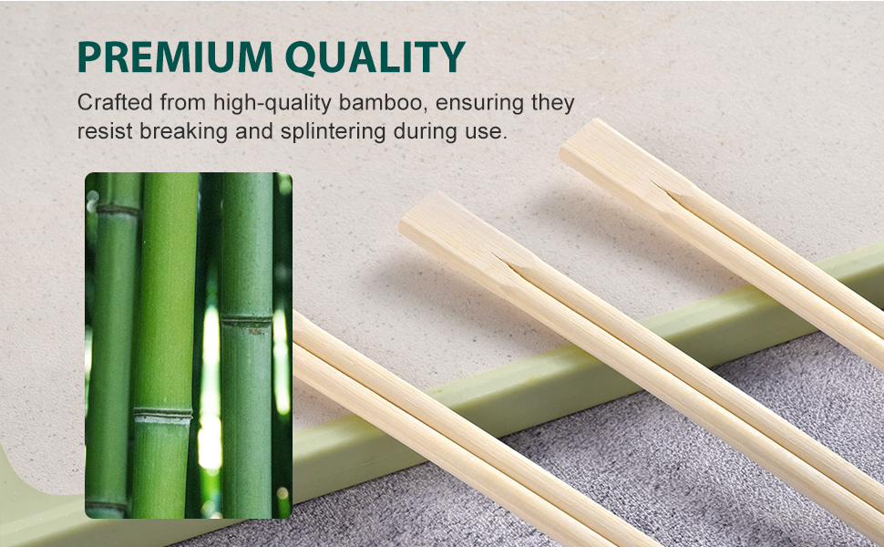 Soeos 100 Disposable Chopsticks Bulk