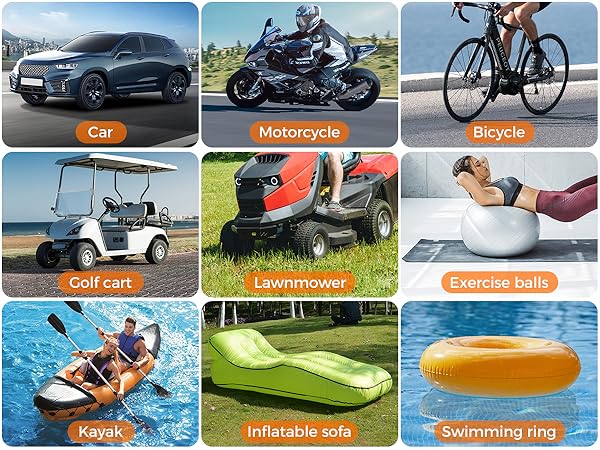 Multi-Purpose Air Pump for SUV, Electric Bike, Motorcycle, Basketball, Camping Gear