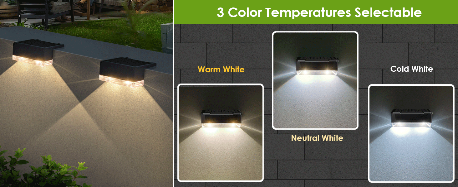 solar fence lights outdoor