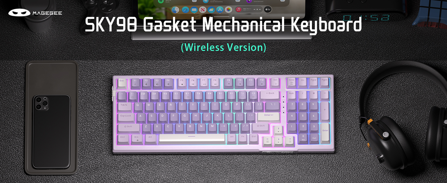 SKY98 Wireless Creamy Mechanical Keyboard