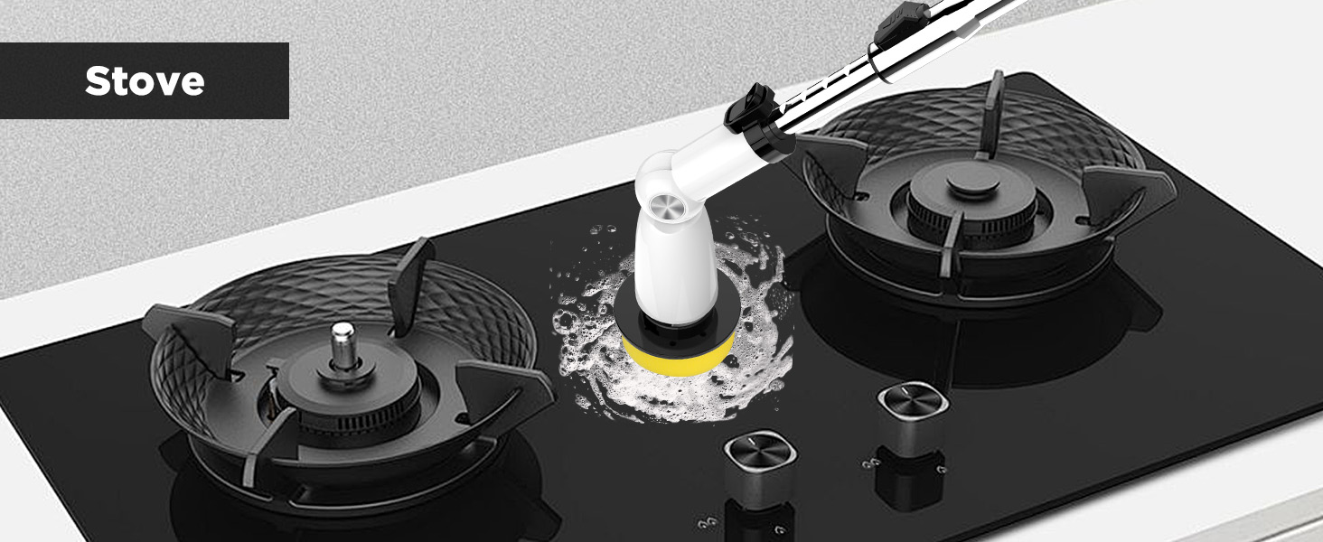 electric spin scrubber brush power brush floor scrubber