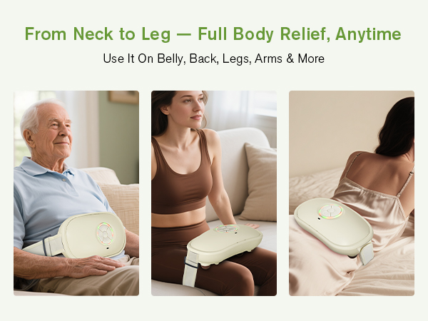 Heated Stomach Massager Device