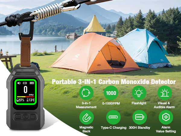 Portable Carbon Monoxide Detector