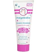 Megababe Sweat &amp; Odor Absorbing Lotion - Magic Powder Stay-Dry Lotion to Powder | Summer and Hot ...