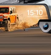 mirror dash cam front and rear