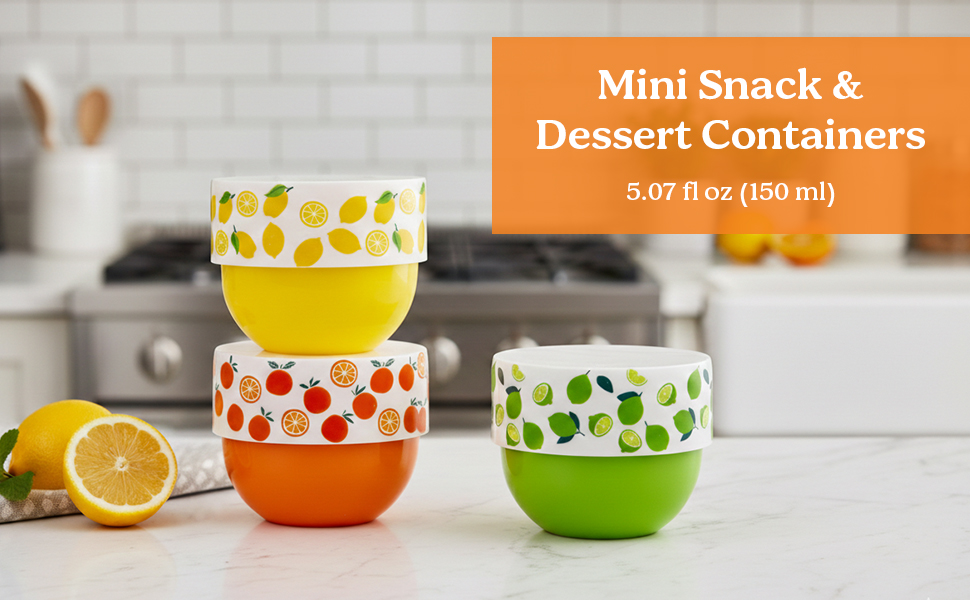 MosJos Snack &amp;amp; Dessert Containers - B0GP4QNBPK