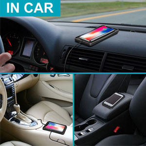 Wireless Phone Charger Qi Car Charging Pad