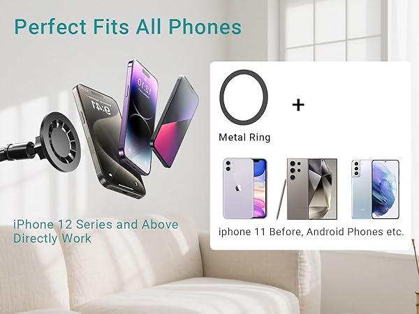 Gooseneck Phone Holder for Bed