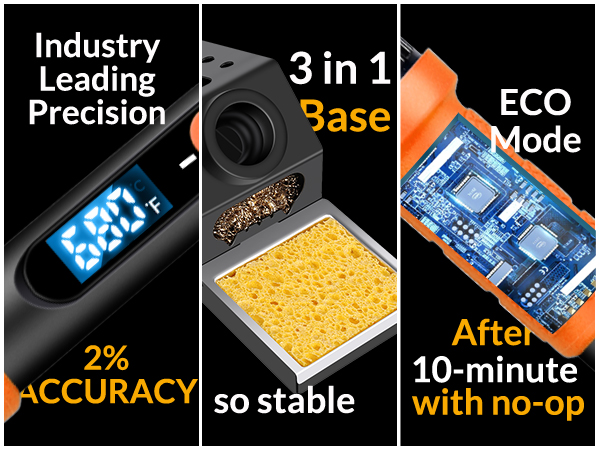 Soldering Iron Kit, 100W High Power Soldering Iron, Digital Display Temperature Control