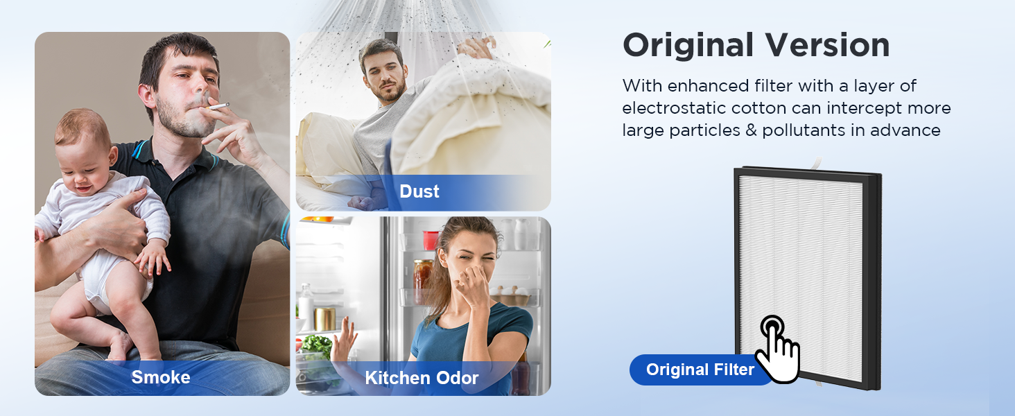 air purifier air purifiers for home large room pets air purifier with washable filter