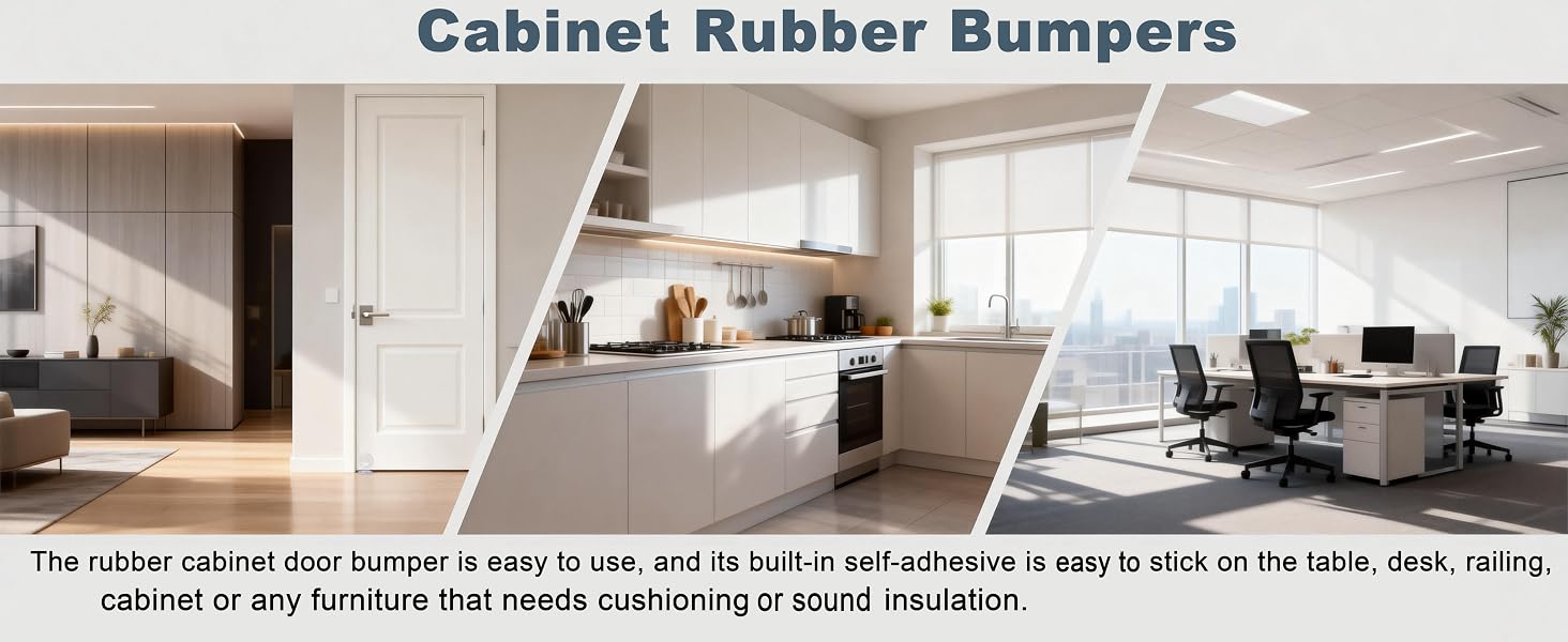 164pcs Clear Silicone Cabinet Bumper Pads