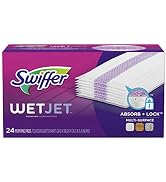 Swiffer WetJet Hardwood Floor Cleaner Spray Mop Pad Refill, Multi Surface, 24 Count