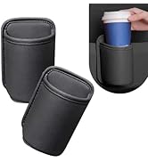 Bawkars 2 PCS Large Car Door Cup Holder, Clip On Backseat Pocket Beverage Holder, Waterproof Scra...
