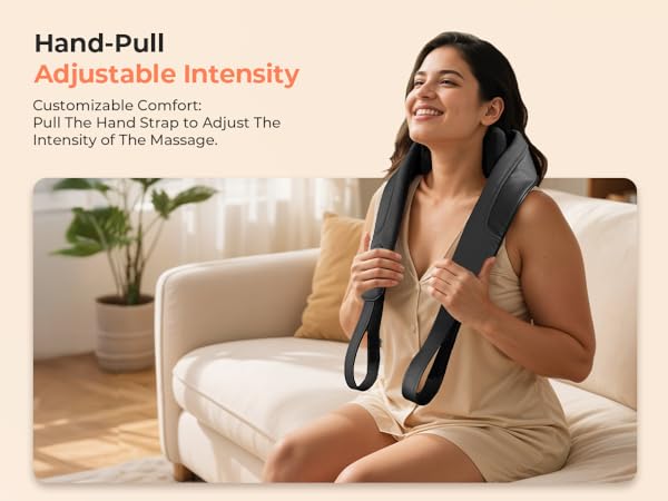 shiatsu neck and back massager with heat