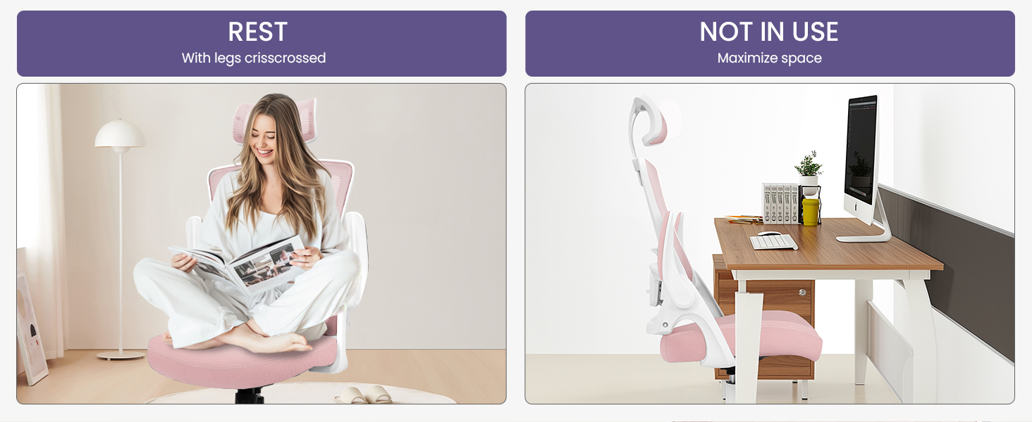 Flip them up or down depending on the situation