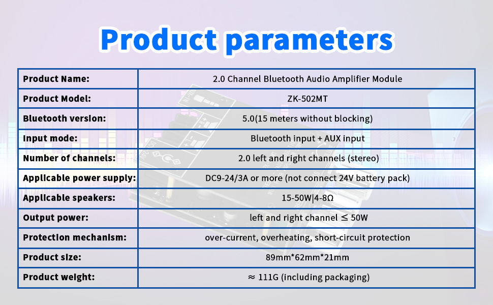Bluetooth 5.0 Power Board