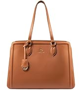 LOVEVOOK Laptop Tote Bag for Women,PU Leather Computer Tote Bag Purse for Work