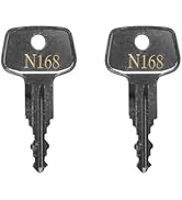 N168 Errebi Replacement Key,Thule Car Rack Key for Thule Ski,Cargo Box,Roof,Carrier Racks and Cro...