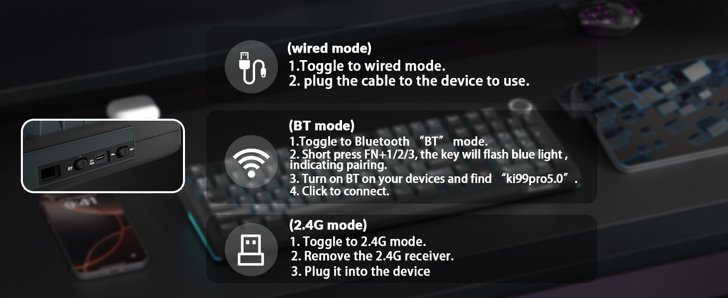 KI99 mechanical keyboard