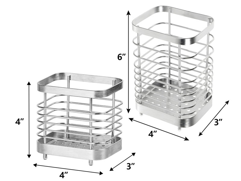 stainless steel utensil holder