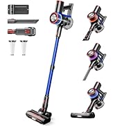 NADALY Cordless Vacuum Cleaner, 500W 40Kpa 60Mins Vacuum Cleaners for Home, Stick Vacuum with LED...
