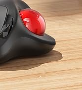 Nulea M501 Wireless Trackball Mouse, Rechargeable Ergonomic, Easy Thumb Control, Precise &amp; Smooth...