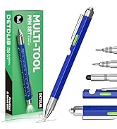 Gifts for Men,9 in 1 Multitool Pen for Birthday Gifts Stocking Stuffers for Dad Husband,Grandpa, ...